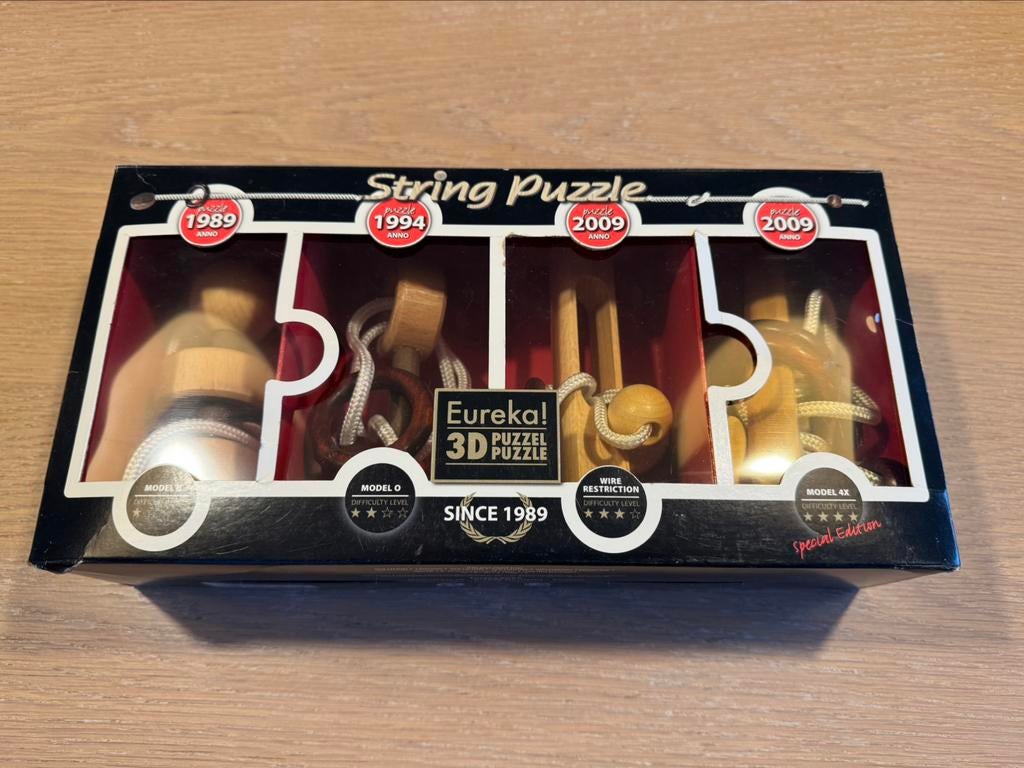 Houten 3D puzzel in hout en touw, Enlèvement ou Envoi