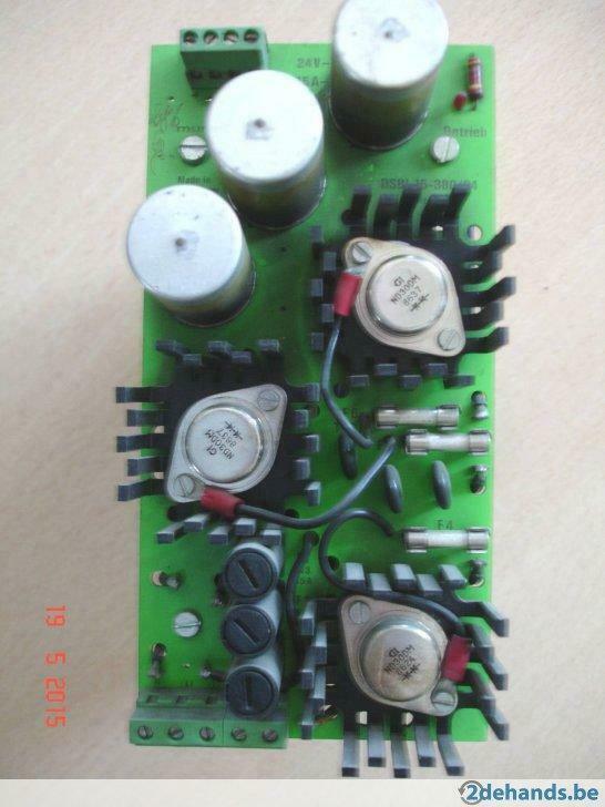 Gelijkspanningsvoeding 24Vdc-15A., Ophalen, Nieuw