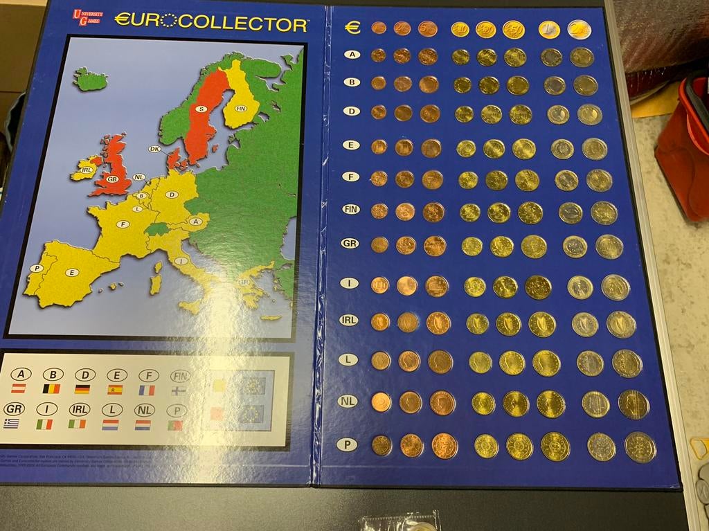 Euro collector map, volledig, Ophalen of Verzenden