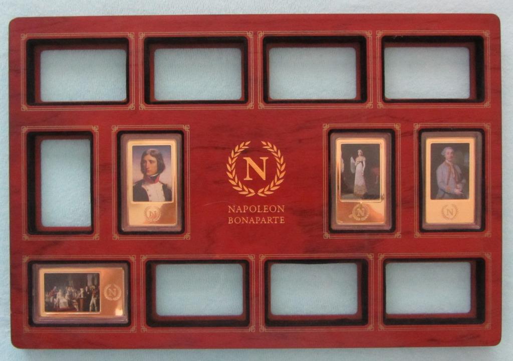 Napoleon - Houten bord met 4 vergulde staven, Enlèvement ou Envoi
