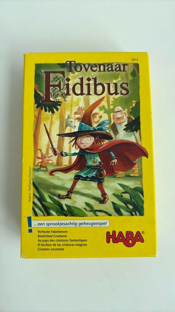 +++ Haba Fidibus tovenaar +++, Verzamelen, Ophalen of Verzenden, Gebruikt, Speelkaart(en)
