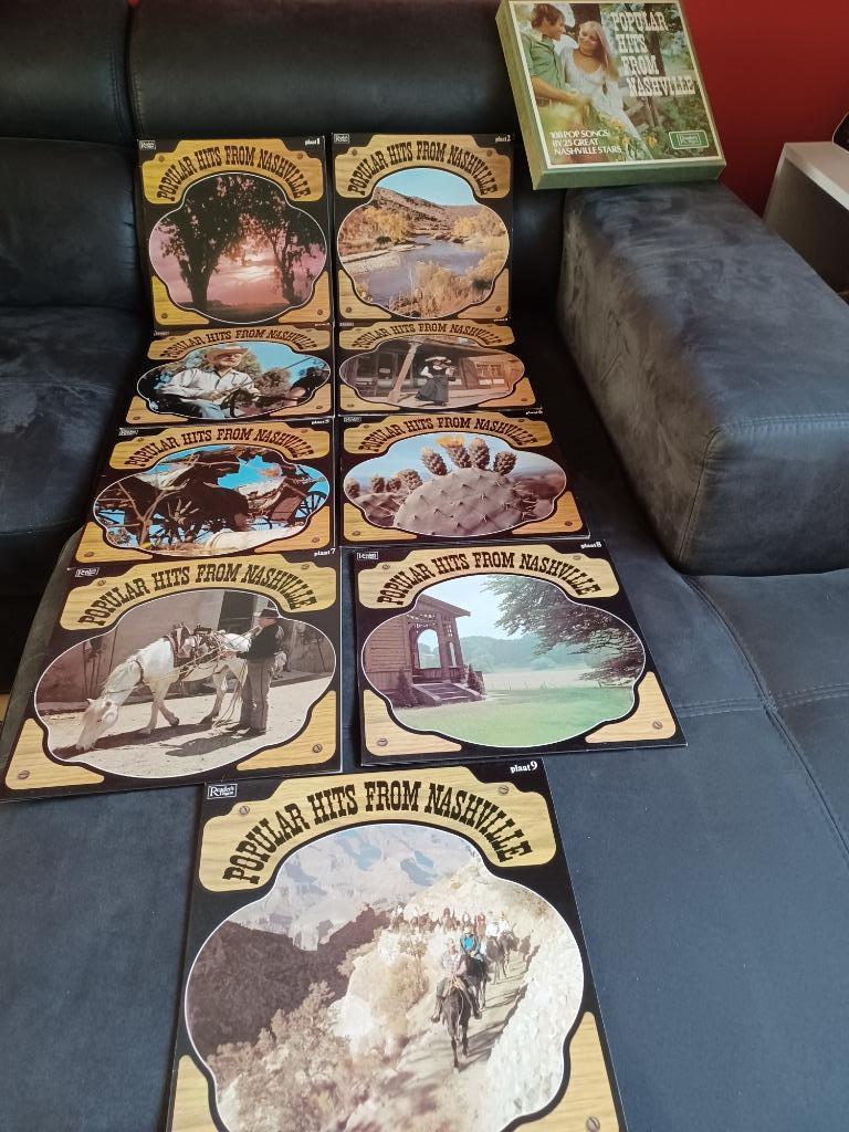 LP   Box   Popular  hits  from   Nashville, CD & DVD, Vinyles | Compilations, Enlèvement ou Envoi, Comme neuf, Country et Western