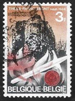 1 Postzegel België 1968 Historische uitgifte, Enlèvement ou Envoi, Affranchi, Timbre-poste, Autre