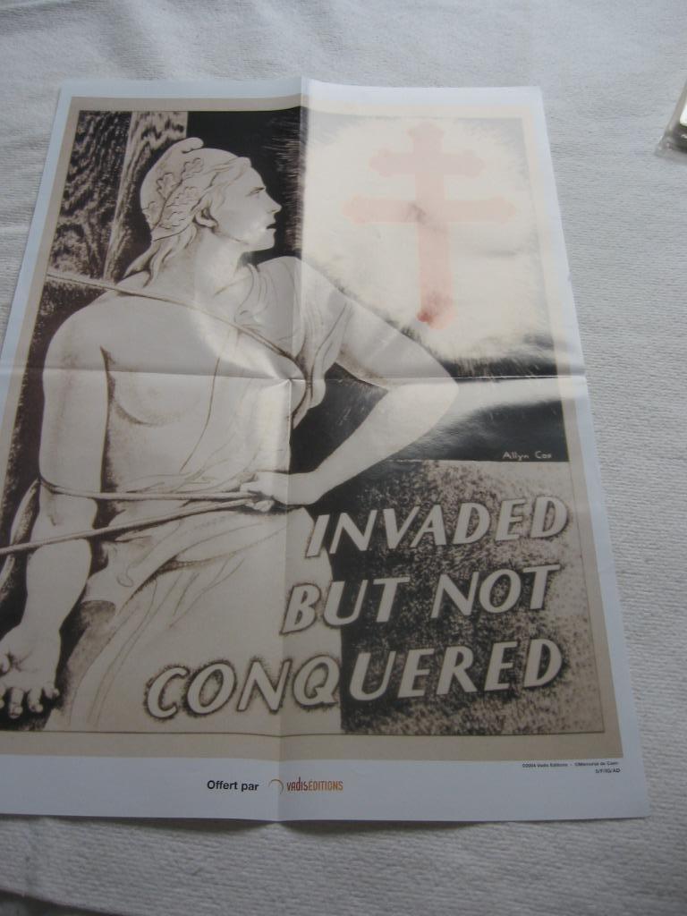 Choix entre 2 affiches  : - Enahi mais pas conquit - Entre l, Neuf, Enlèvement ou Envoi, Rectangulaire vertical, A1 jusqu'à A3