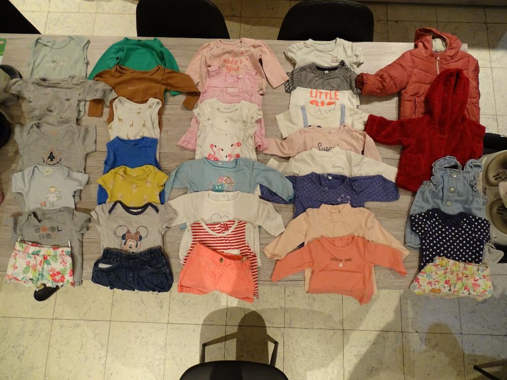 5 zakken babykleding maat 62-68, Kinderen en Baby's, Ophalen, Gebruikt, Maat 62