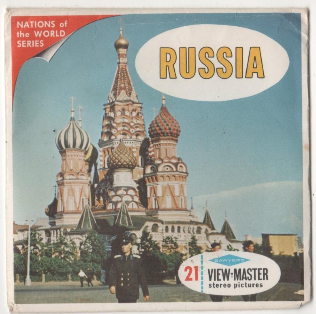 View-master Russia B 213 Boekje ENG, Ophalen of Verzenden