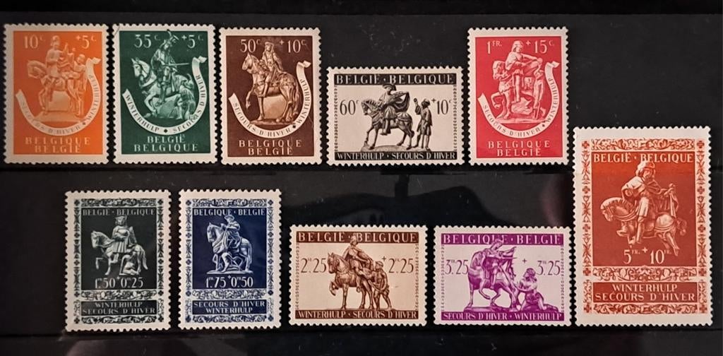 België OBP 603-612 ** 1942, Ophalen of Verzenden, Postfris, Postfris