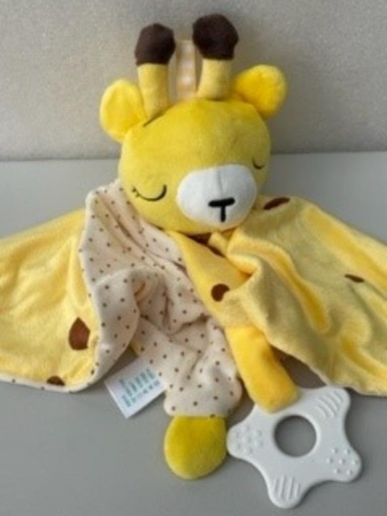 Baby knuffeldoek giraffe /marionet/ bijtring NIEUW, Ophalen, Nieuw