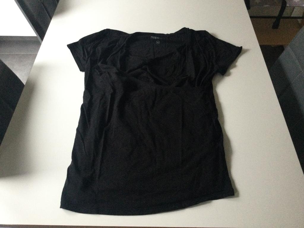 Zwarte zwangerschaps t-shirt Noppies XL, Kleding | Dames, Zwart, Maat 46/48 (XL) of groter, Noppies, Gedragen