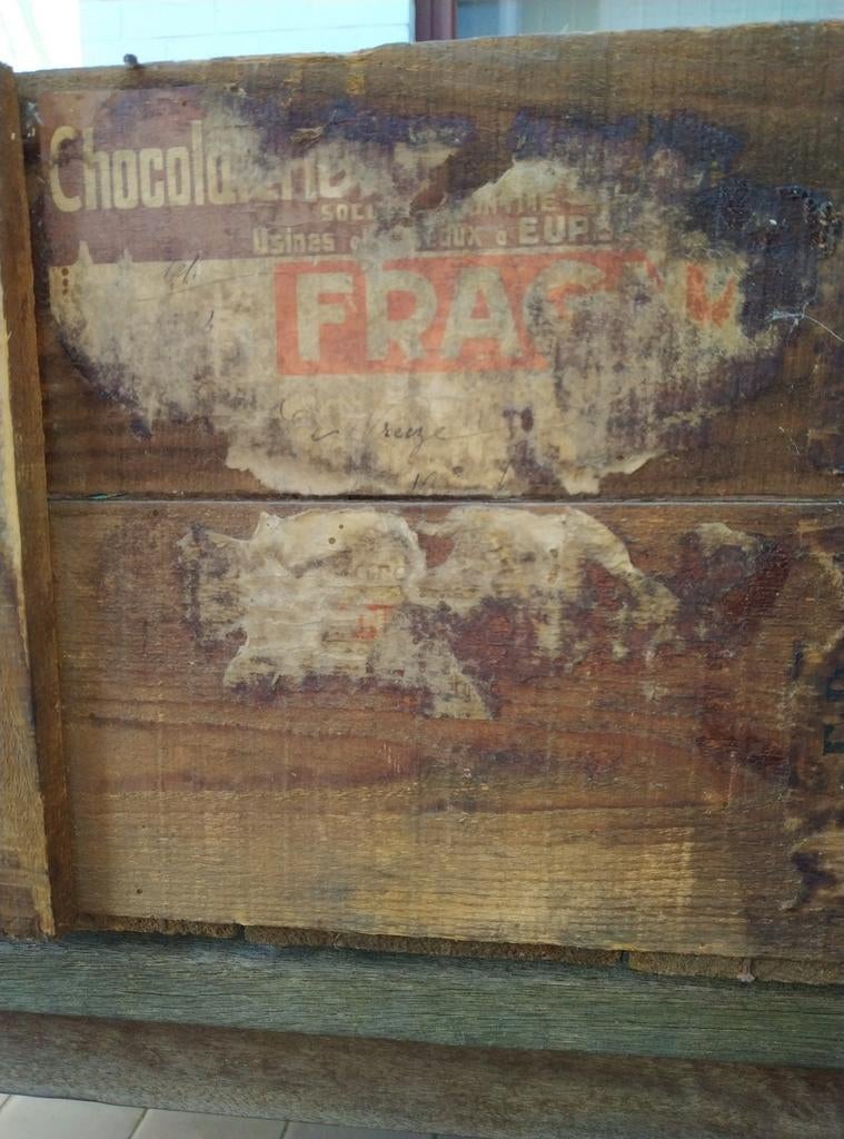chocolade Jacques, houten kist, Enlèvement ou Envoi, Utilisé