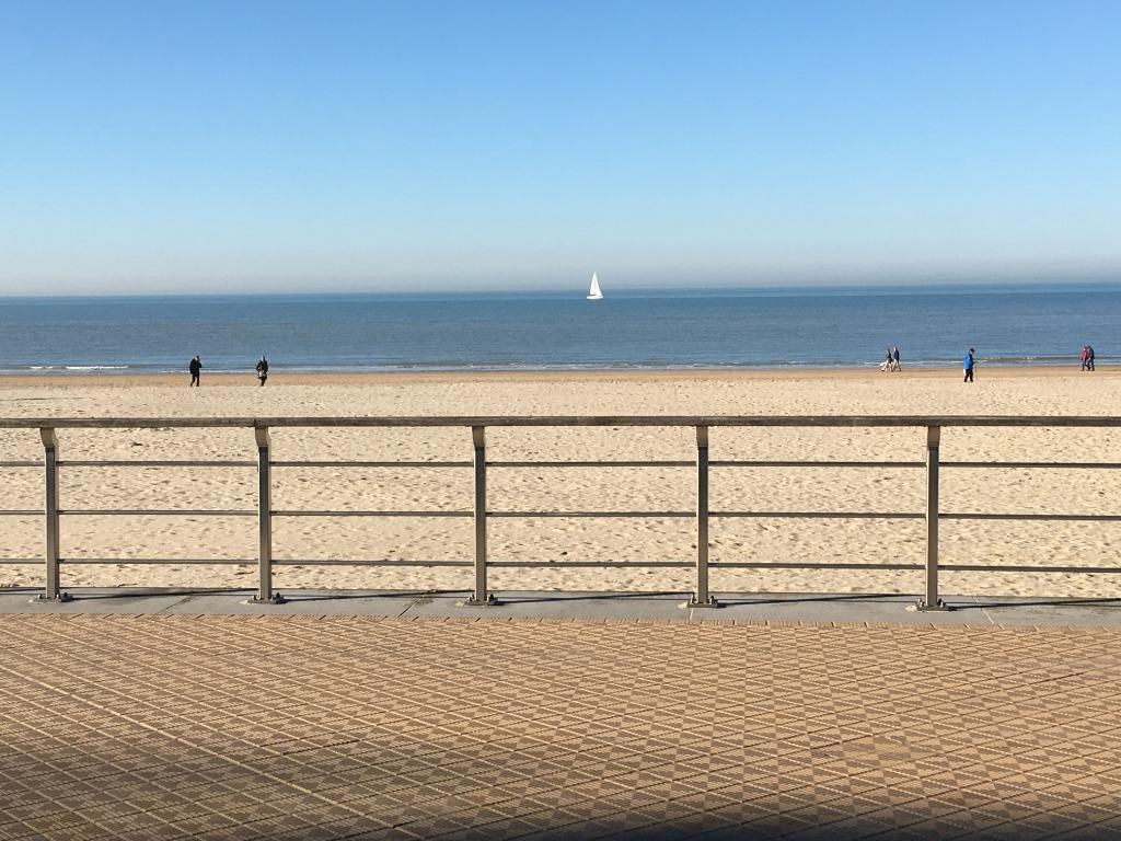 Oostende app met zeezicht en zwembad, 50 m² of meer, Oostende