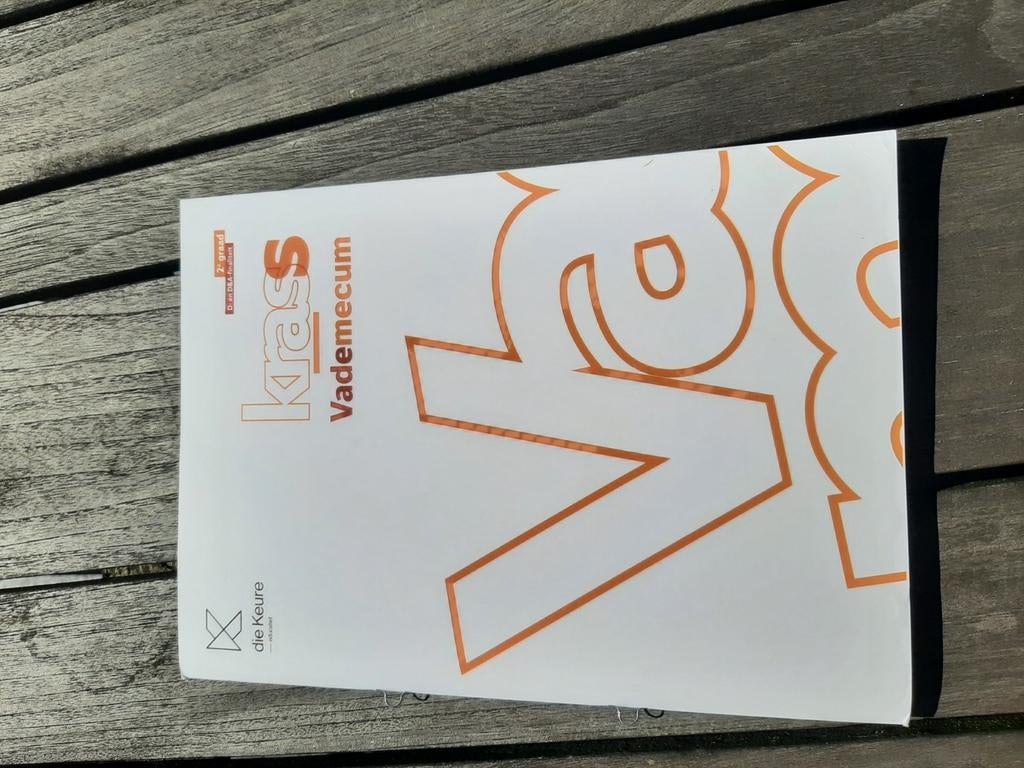 Krass 2de graad - vademecum D&A-D, Ophalen of Verzenden, Zo goed als nieuw