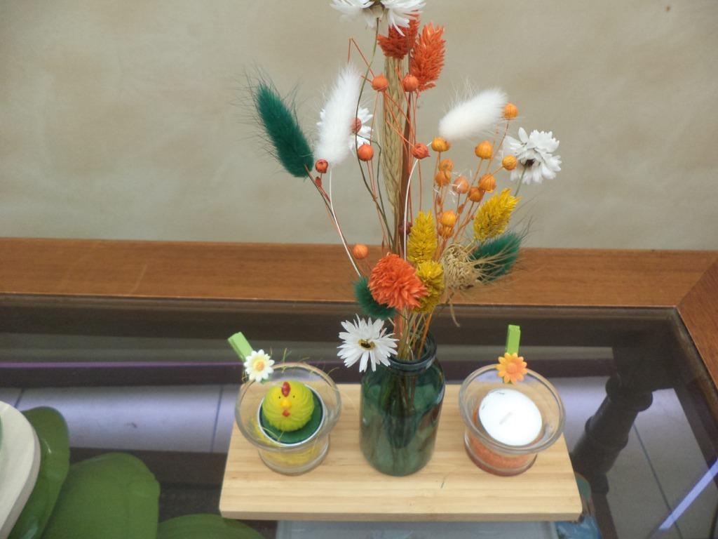decoratie setje Pasen en kadertje, Ophalen of Verzenden, Zo goed als nieuw