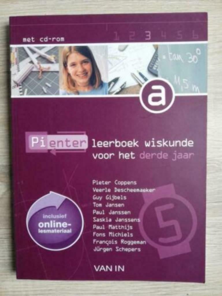 Pienter: leerboek wiskunde voor het derde jaar, Boeken, ASO, Wiskunde A, Nieuw, Ophalen of Verzenden