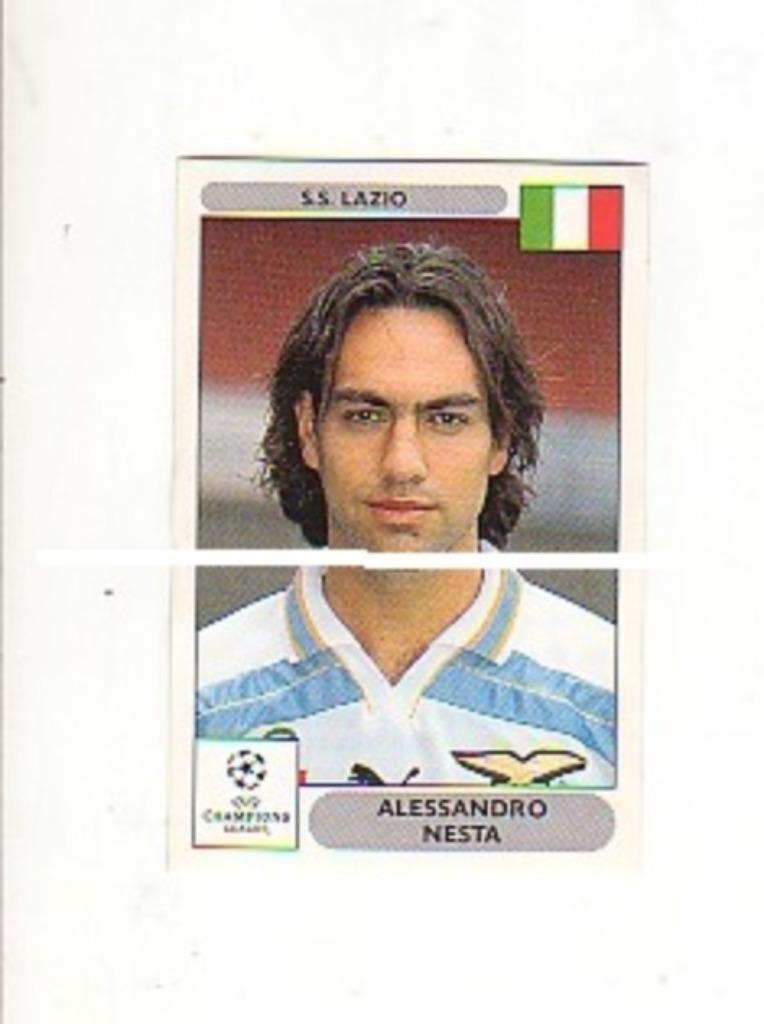 Panini Champions.League Lazio Roma / 2000- 2001 / A. Nesta, Verzamelen, Verzenden, Zo goed als nieuw, Poster, Plaatje of Sticker