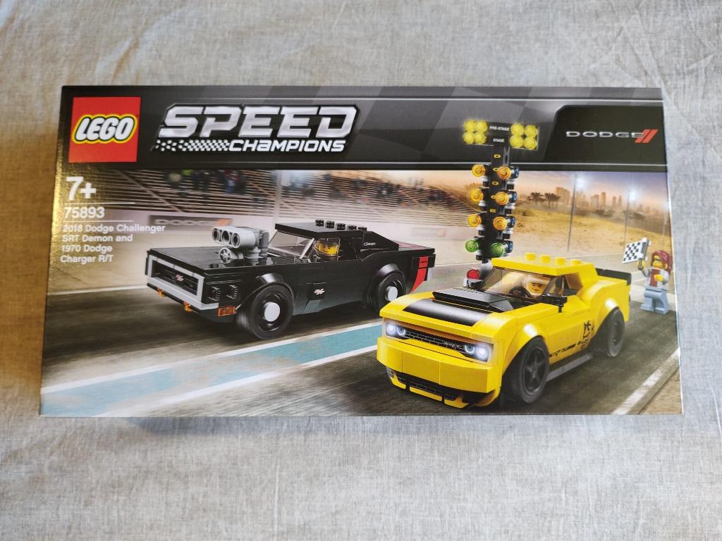 Lego Speed Champions 75893 – 2018 Challenger + 1970 Charger, Kinderen en Baby's, Ophalen of Verzenden, Nieuw, Complete set, Lego