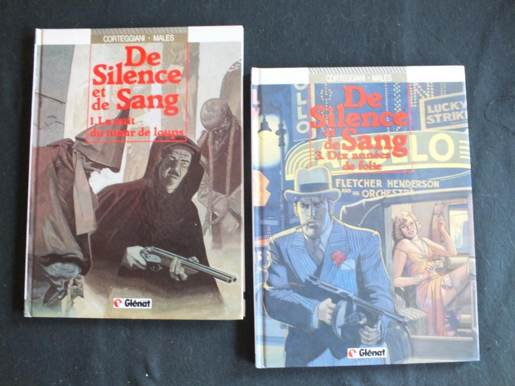 DE SILENCE & DE SANG (8  ALBUMS / 2 EO).            LOMBARD, Enlèvement ou Envoi, Série complète ou Série, Comme neuf, CORTEGGIANI-MALES