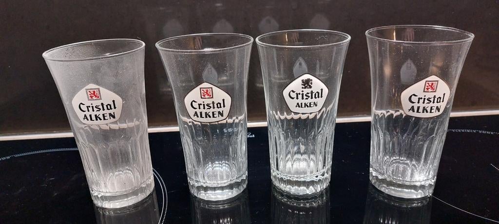 4  oude tulpkes  Cristal  Alken, Ophalen of Verzenden