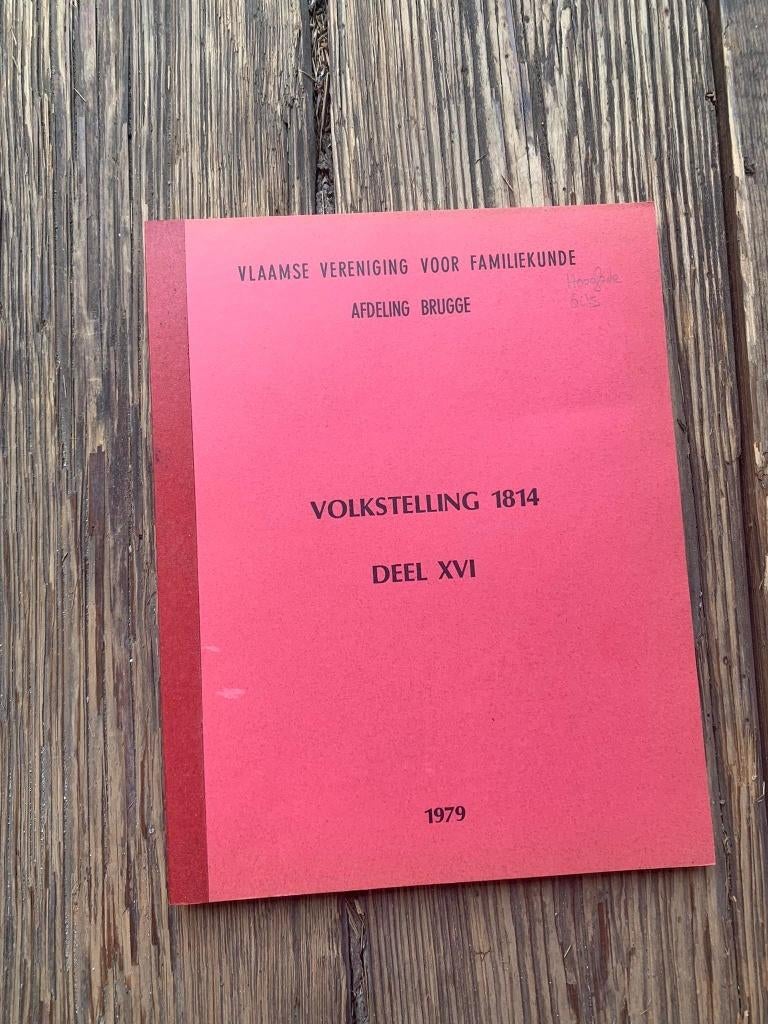 HOOGLEDE GITS Volkstelling 1814., Boeken, Ophalen of Verzenden, Gelezen