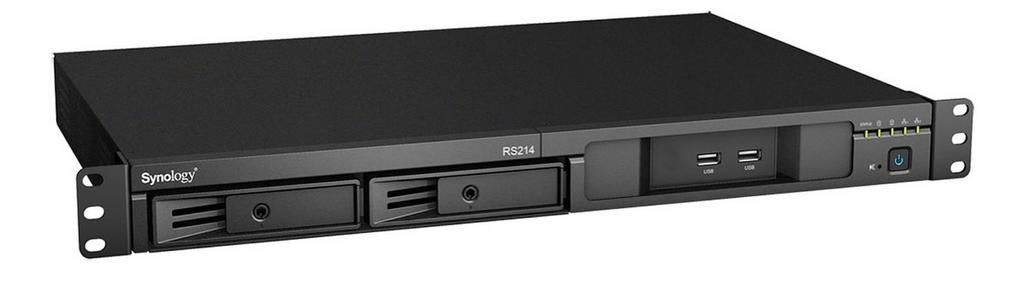 NAS Synology RS214 (2x Terras met 4 schijven inbegrepen), Zo goed als nieuw