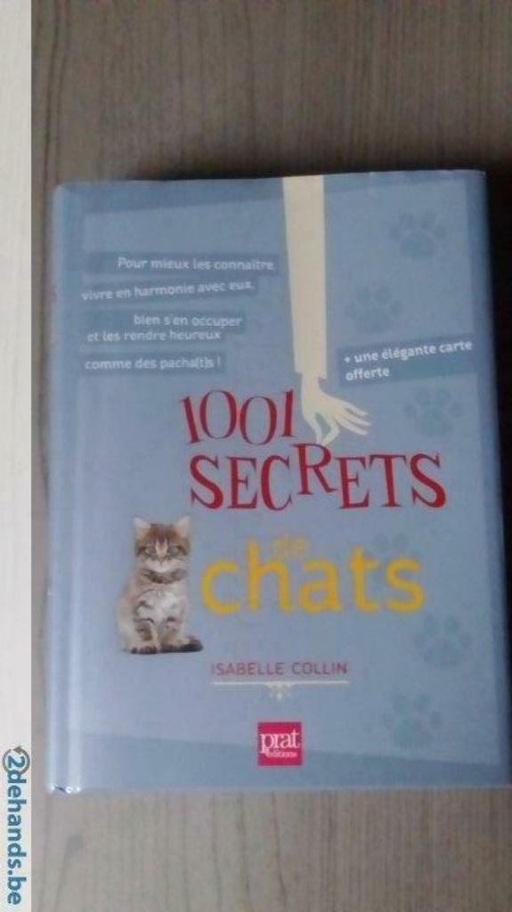 🐱 1001 secrets de chats avc une élégante petit journal  🐱, Ophalen of Verzenden, Zo goed als nieuw, Isabelle Collin