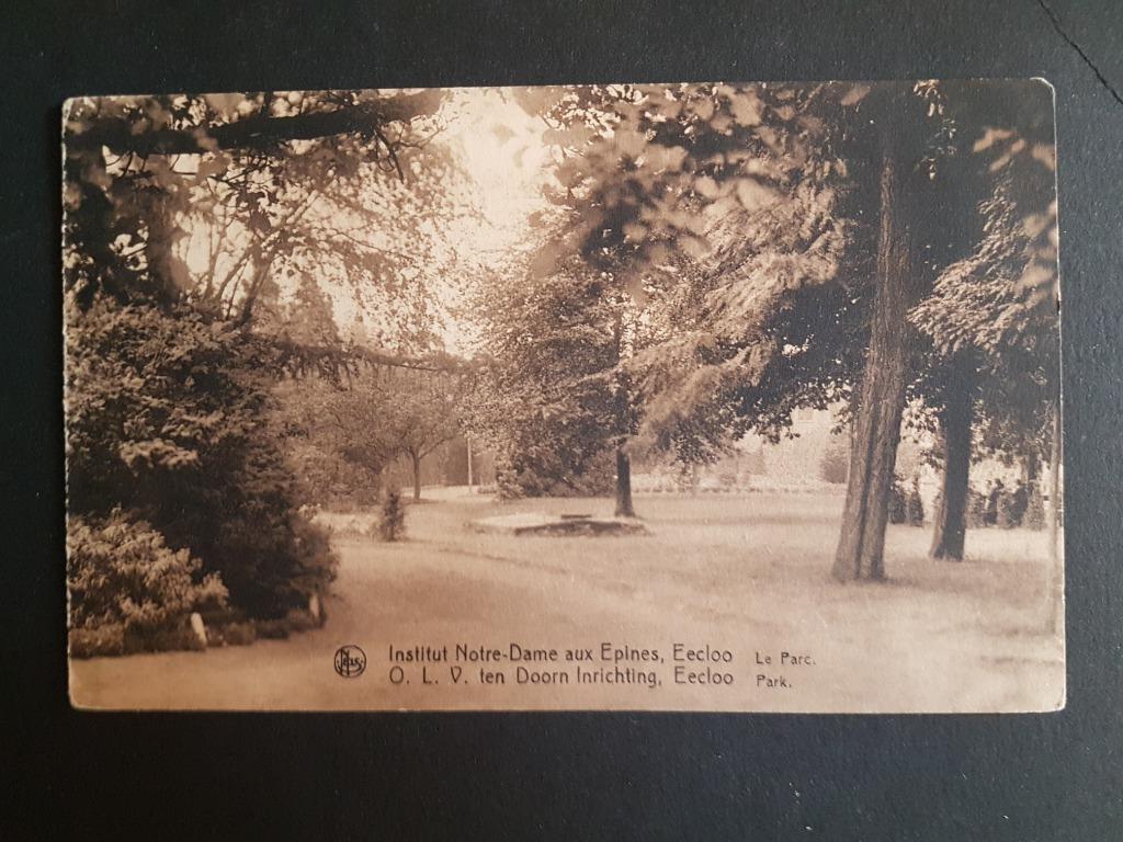 Eeklo Eecloo Institut Notre-Dame aux Epines Le Parc, Ophalen of Verzenden, 1920 tot 1940, Ongelopen, Oost-Vlaanderen