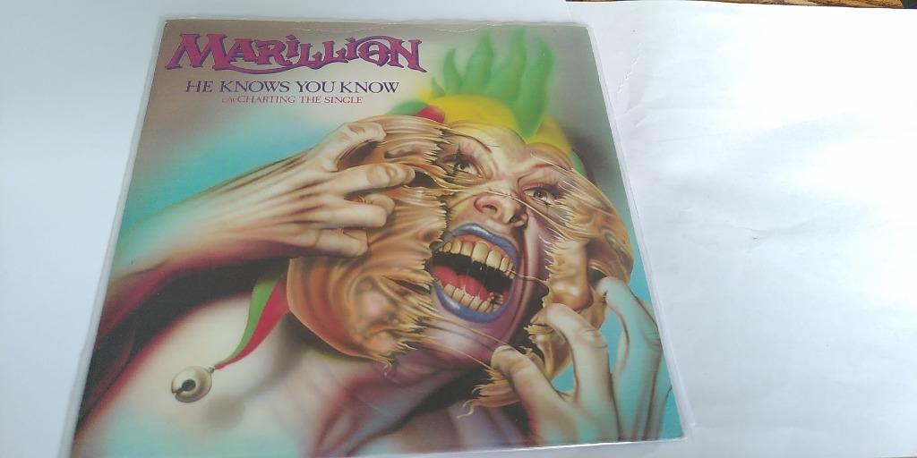 single marillion---he knows you know--, CD & DVD, Vinyles Singles, Utilisé, Single, Pop, 7 pouces, Enlèvement ou Envoi