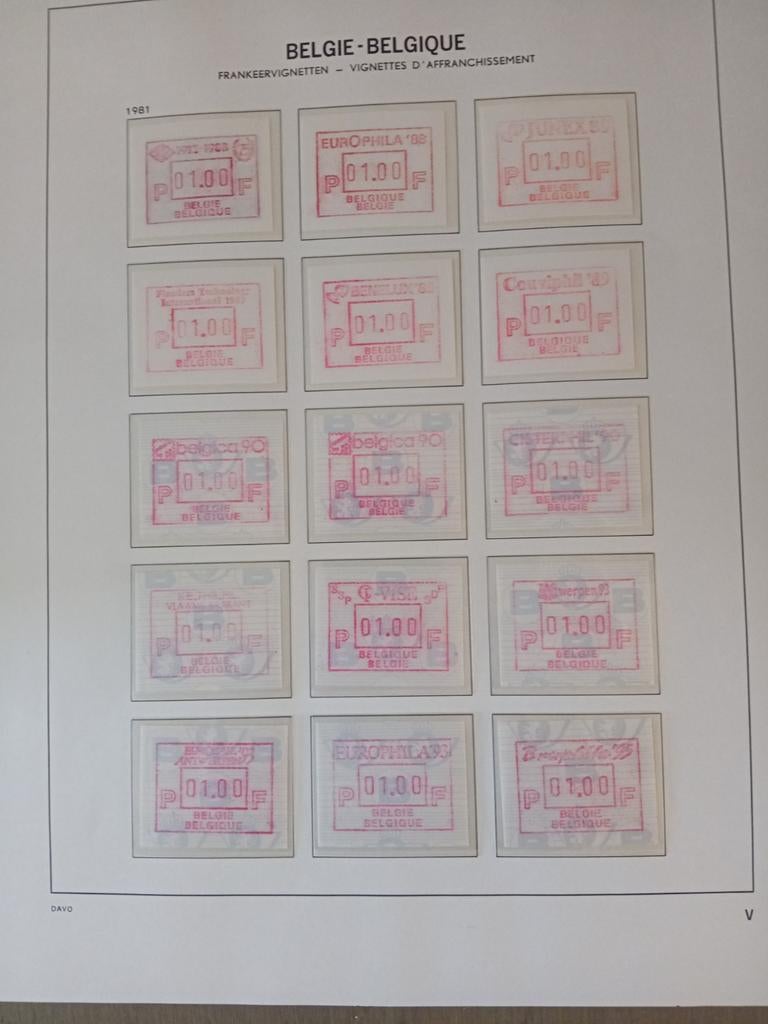 Vignettes d'affranchissement, lot 223B, Enlèvement ou Envoi