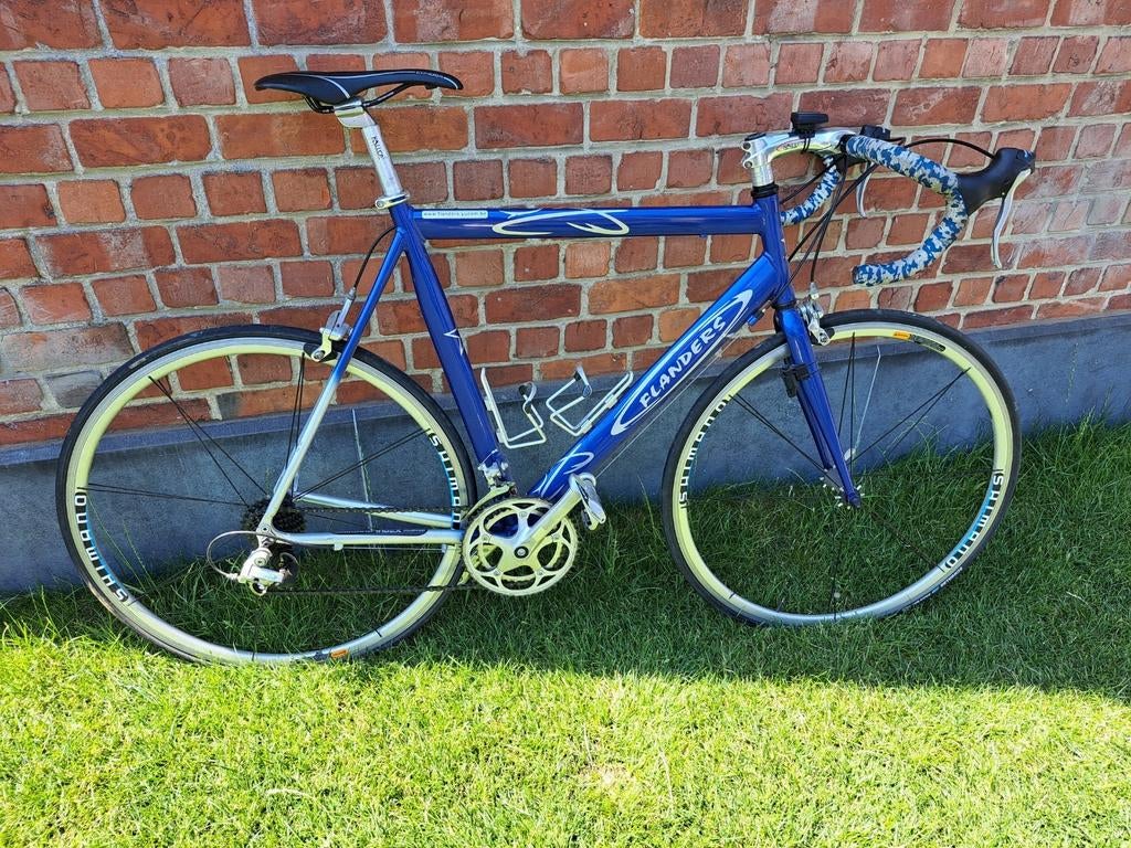 Flanders koersfiets, Fietsen en Brommers, Fietsen | Racefietsen, Ophalen of Verzenden, Zo goed als nieuw, Aluminium