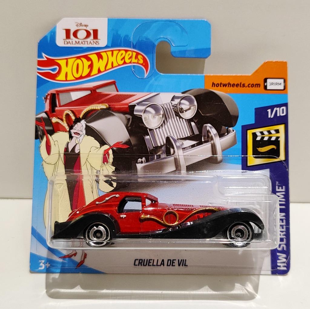 Hot Wheels Cruella De Vil Disney (2019) Zeldzaam!, Hobby en Vrije tijd, Modelauto's | Overige schalen, Ophalen of Verzenden