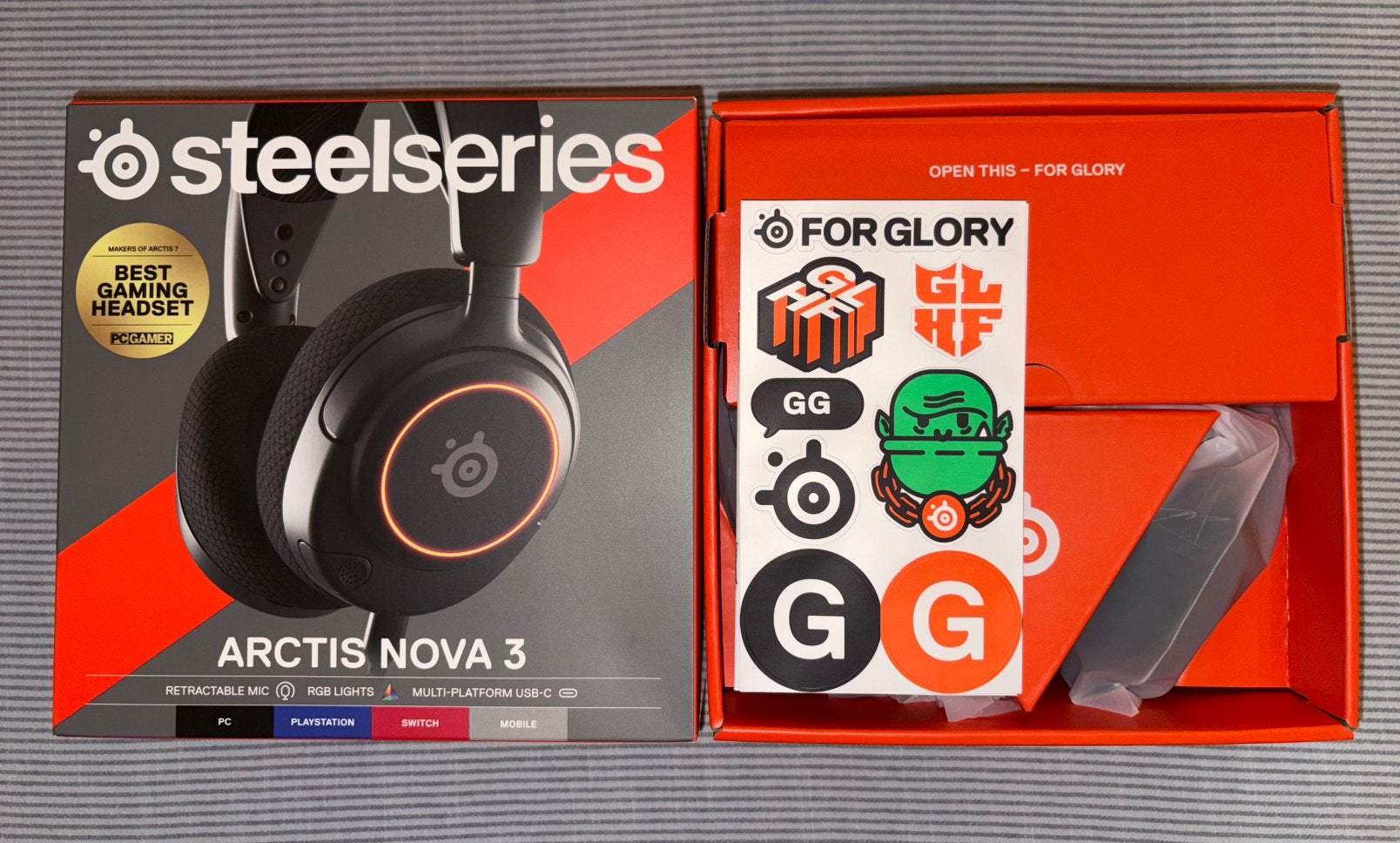 Steelseries Arctis Nova 3 gamingheadset, Ophalen