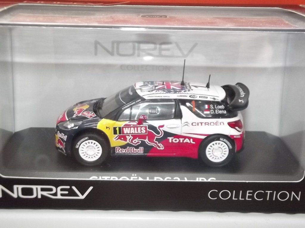 Citroën DS3 WRC RAC Rallye 2011 LOEB/ELENA - Echelle 1:43, Enlèvement ou Envoi, Neuf, Voiture, Norev