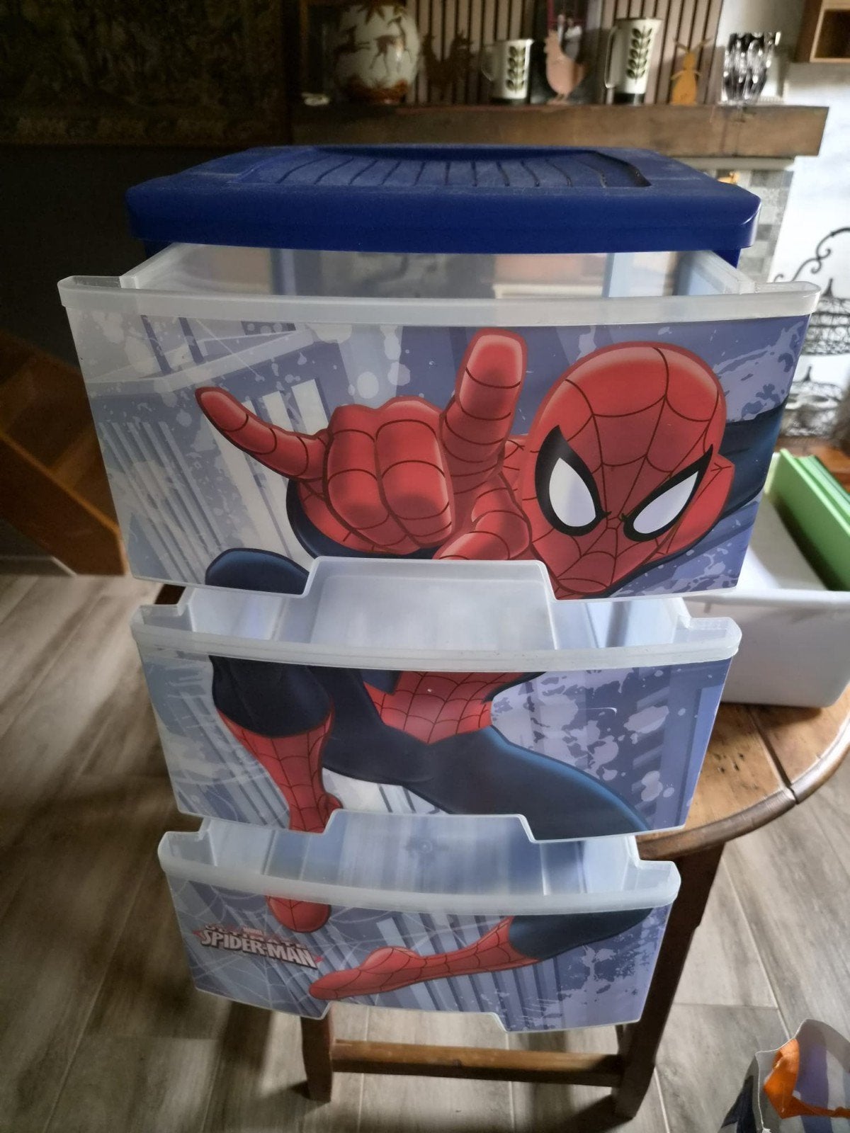bac de rangement spiderman, Bricolage & Construction