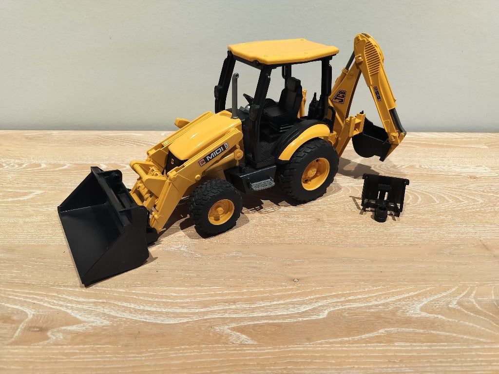 Bruder 2427 – JCB Midi CX Graaflaadmachine, Ophalen, Zo goed als nieuw