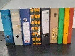 Classeurs de bureau 19 pièces 1€/pièce ou 15€/le tout, Diversen, Bureau-accessoires, Ophalen