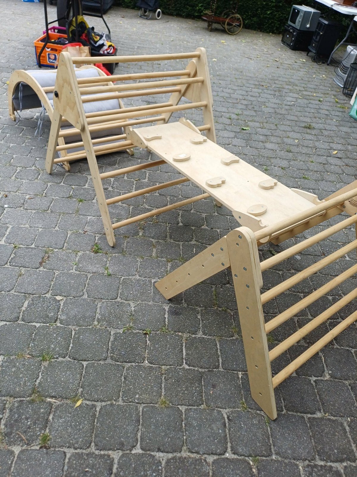 Peuterspeeltuig te koop, Ophalen
