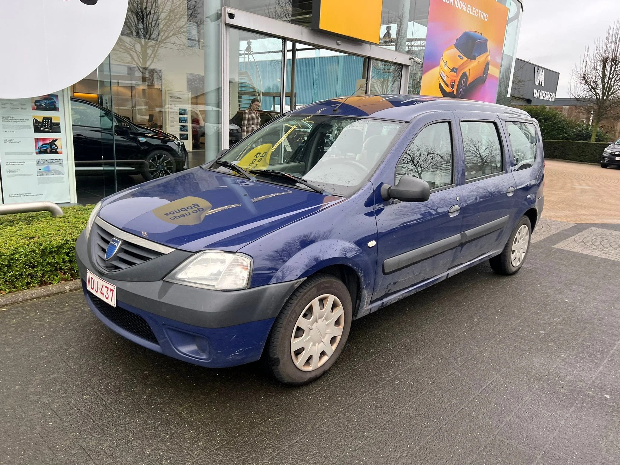 Dacia Logan MPV 1.5 dCi Laureate 7 PLAATS - 1ste EIGENAAR, Auto's, 1330 kg, 158 g/km, Gebruikt, 63 kW