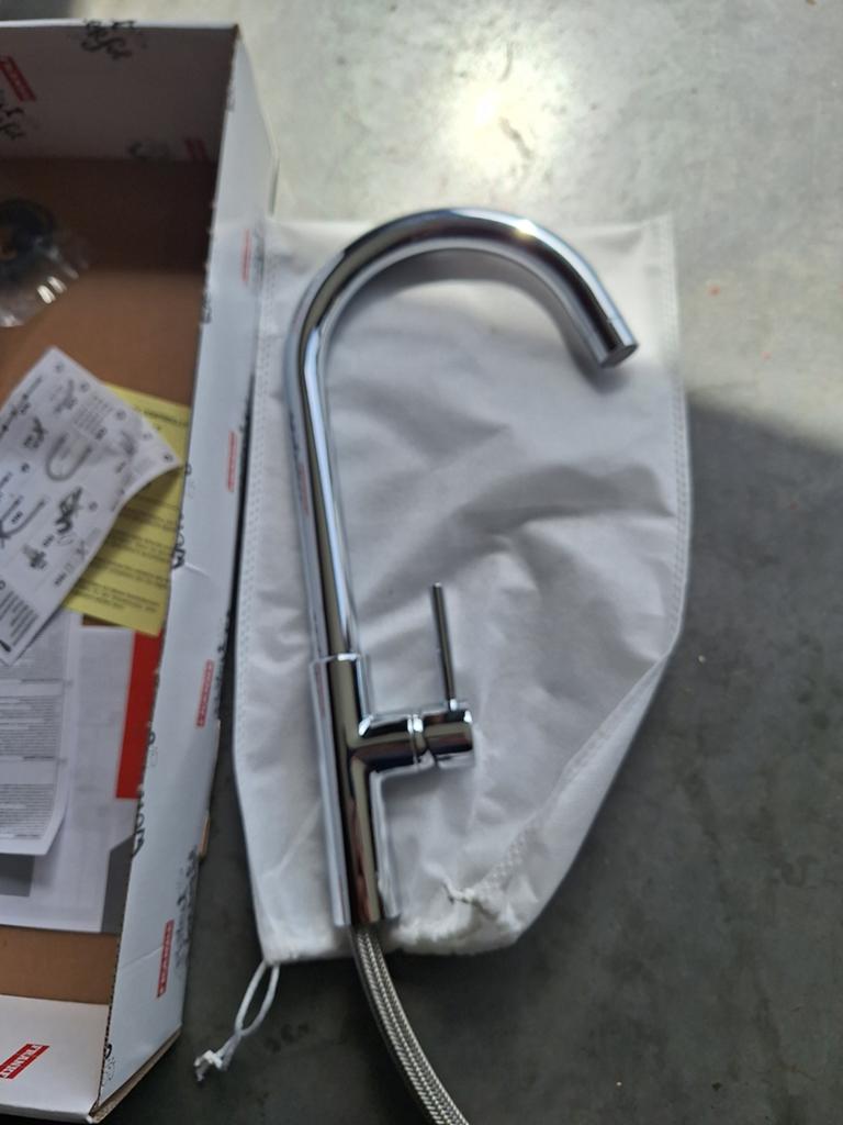 Nieuwe keukenkraan Franke, Ophalen, Koper