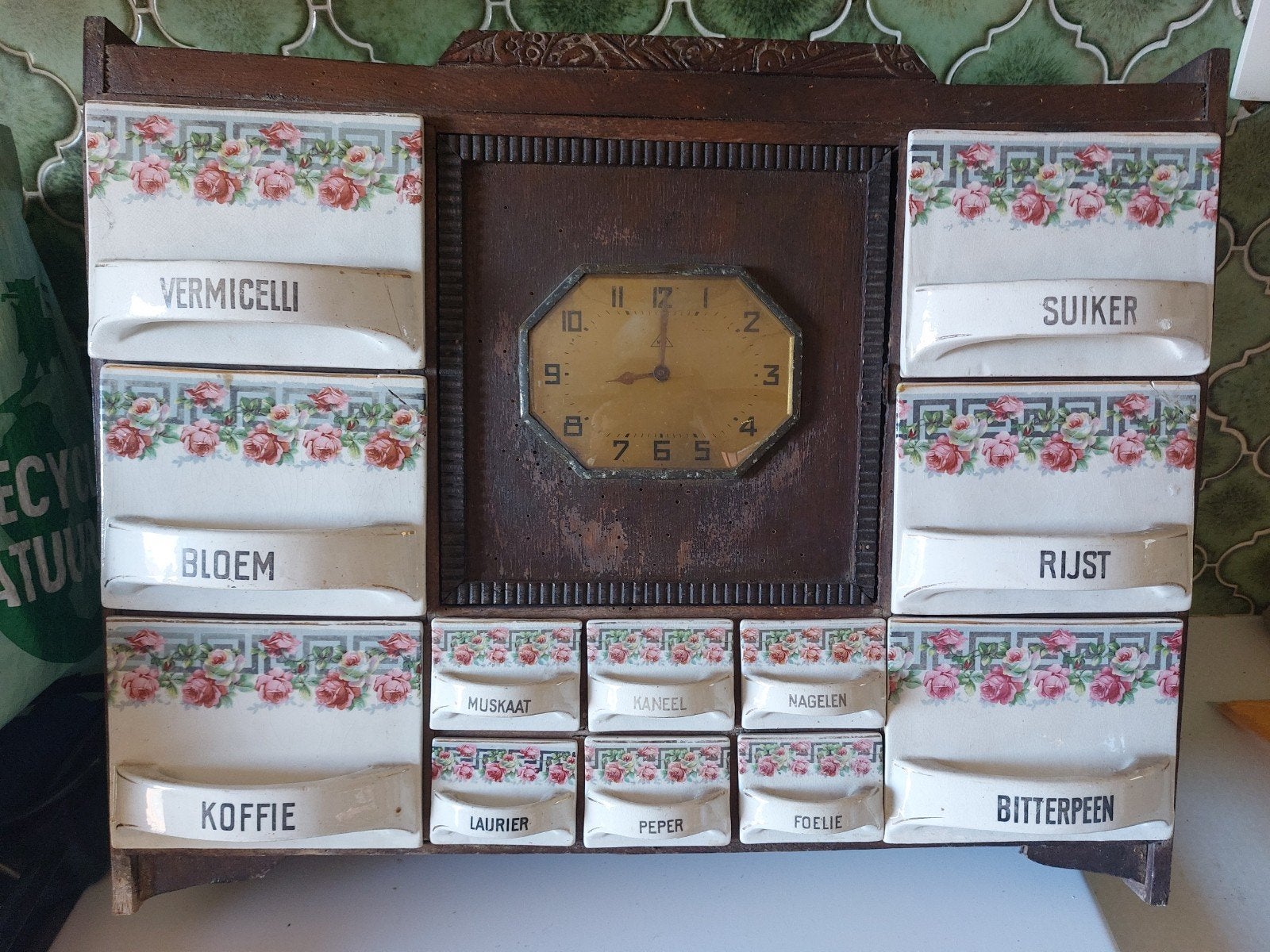 kruidenkast retro, Antiek en Kunst, Ophalen