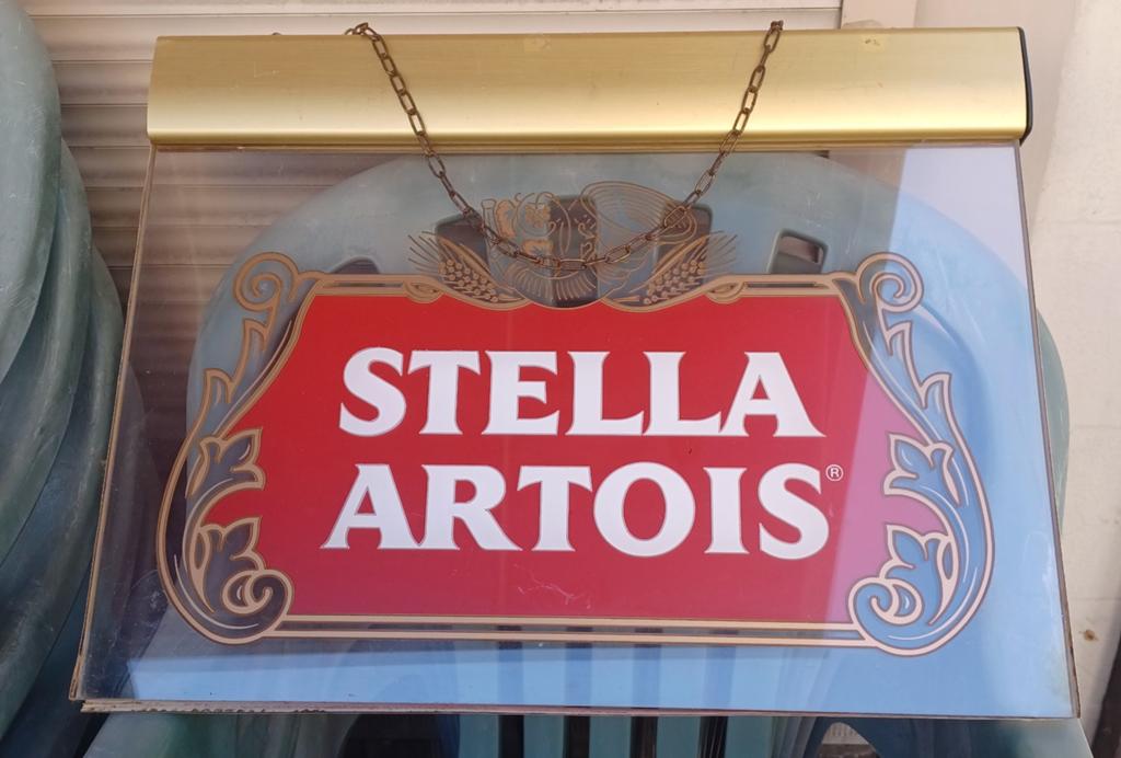 Reclamebord Stella Artois, Verzamelen, Ophalen, Reclamebord