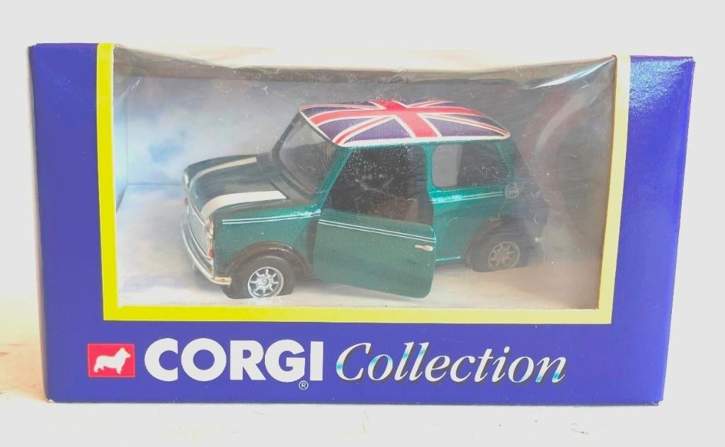 MINI COOPER British Racing Green CORGI collection # 04413., Ophalen of Verzenden, Zo goed als nieuw, Auto