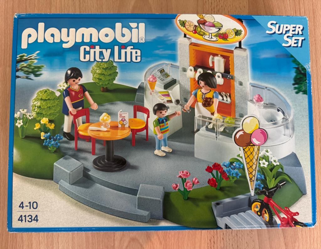 Ijssalon (4134), Kinderen en Baby's, Speelgoed | Playmobil, Ophalen of Verzenden, Zo goed als nieuw