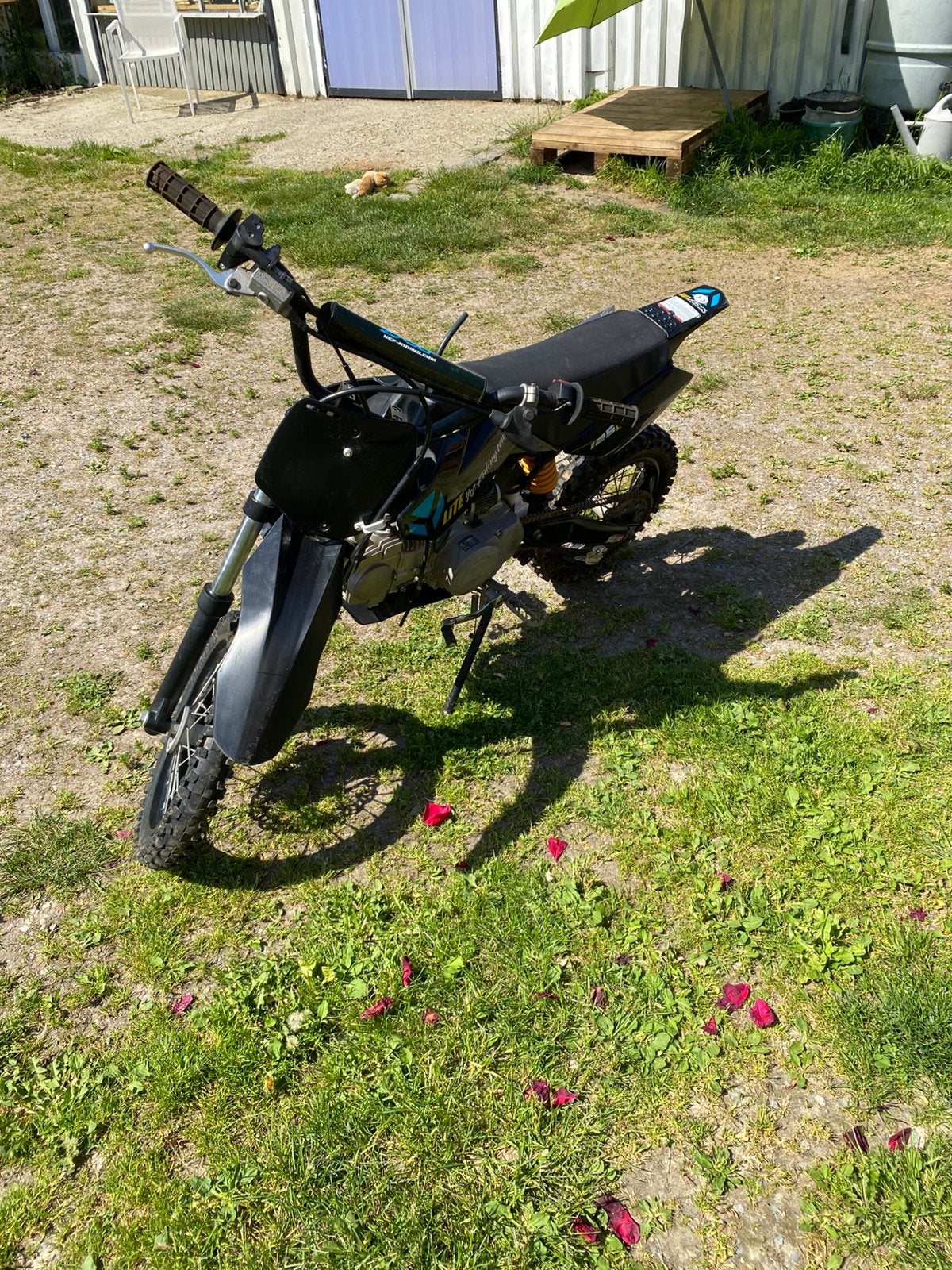 Pitbike benzine, Fietsen en Brommers, Minibikes, Midibikes en Pitbikes, Ophalen, Zo goed als nieuw, 125 cc, Pitbike
