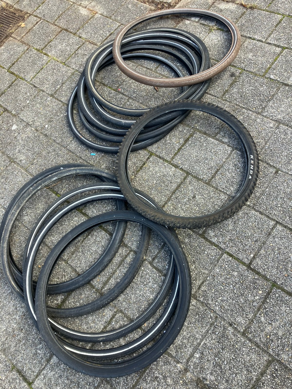Lot banden, Ophalen, Gebruikt, Mountainbike, Band