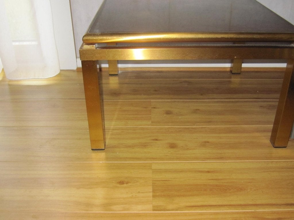 bijzettafel, Huis en Inrichting, Tafels | Bijzettafels, Ophalen, Gebruikt, Vierkant, 55 tot 75 cm