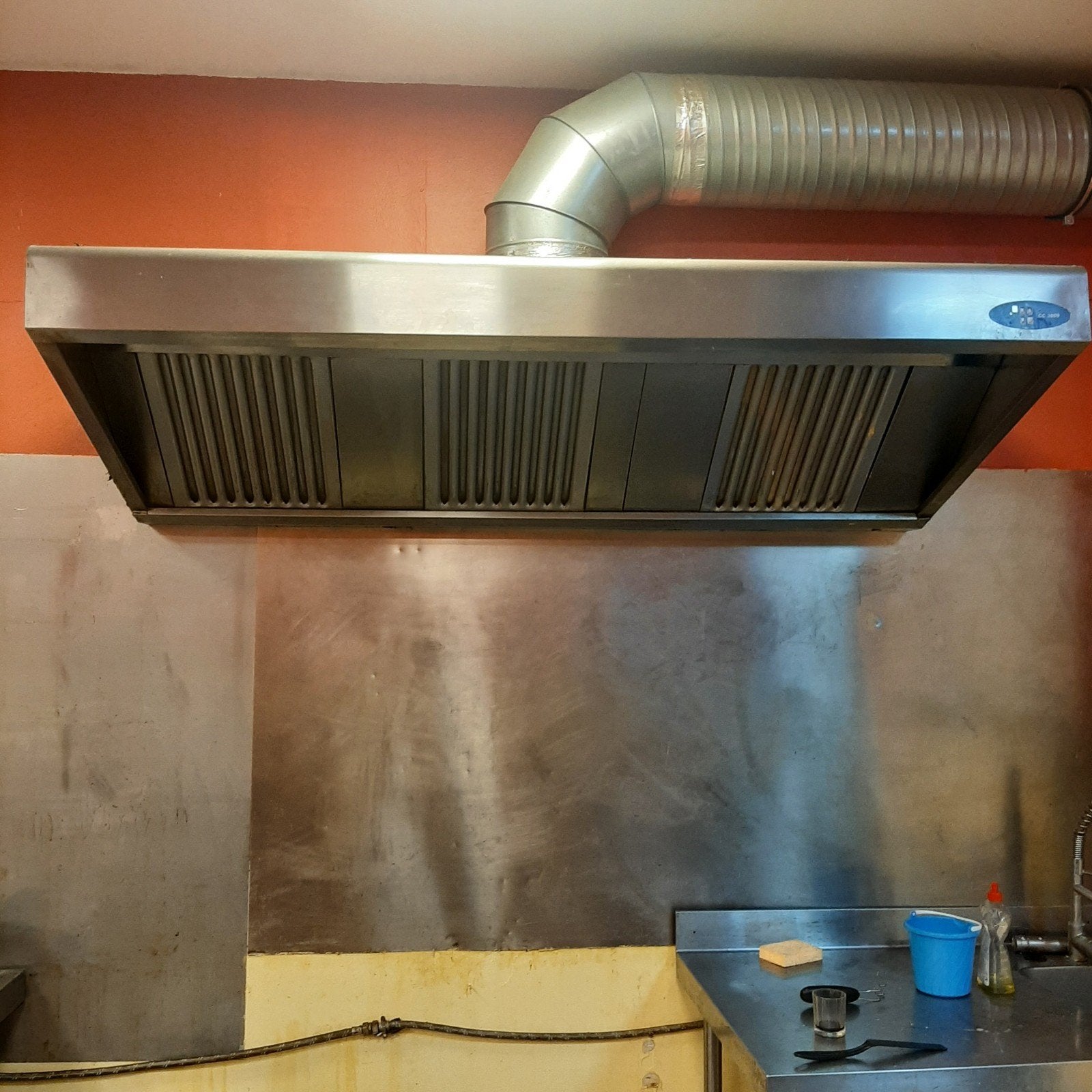 Hotte inox 2 mètre, Enlèvement ou Envoi