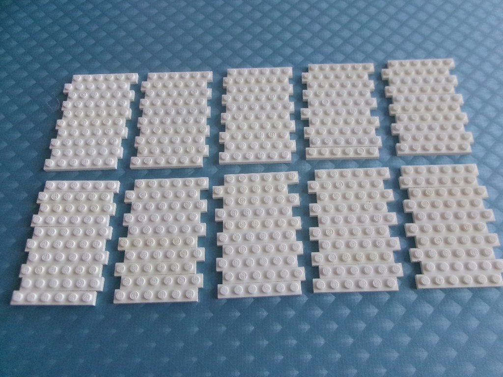 Assiettes Lego 1x6 blanches D21 100, Enfants & Bébés, Jouets | Duplo & Lego, Utilisé, Lego, Briques en vrac, Plusieurs sets, Enlèvement ou Envoi