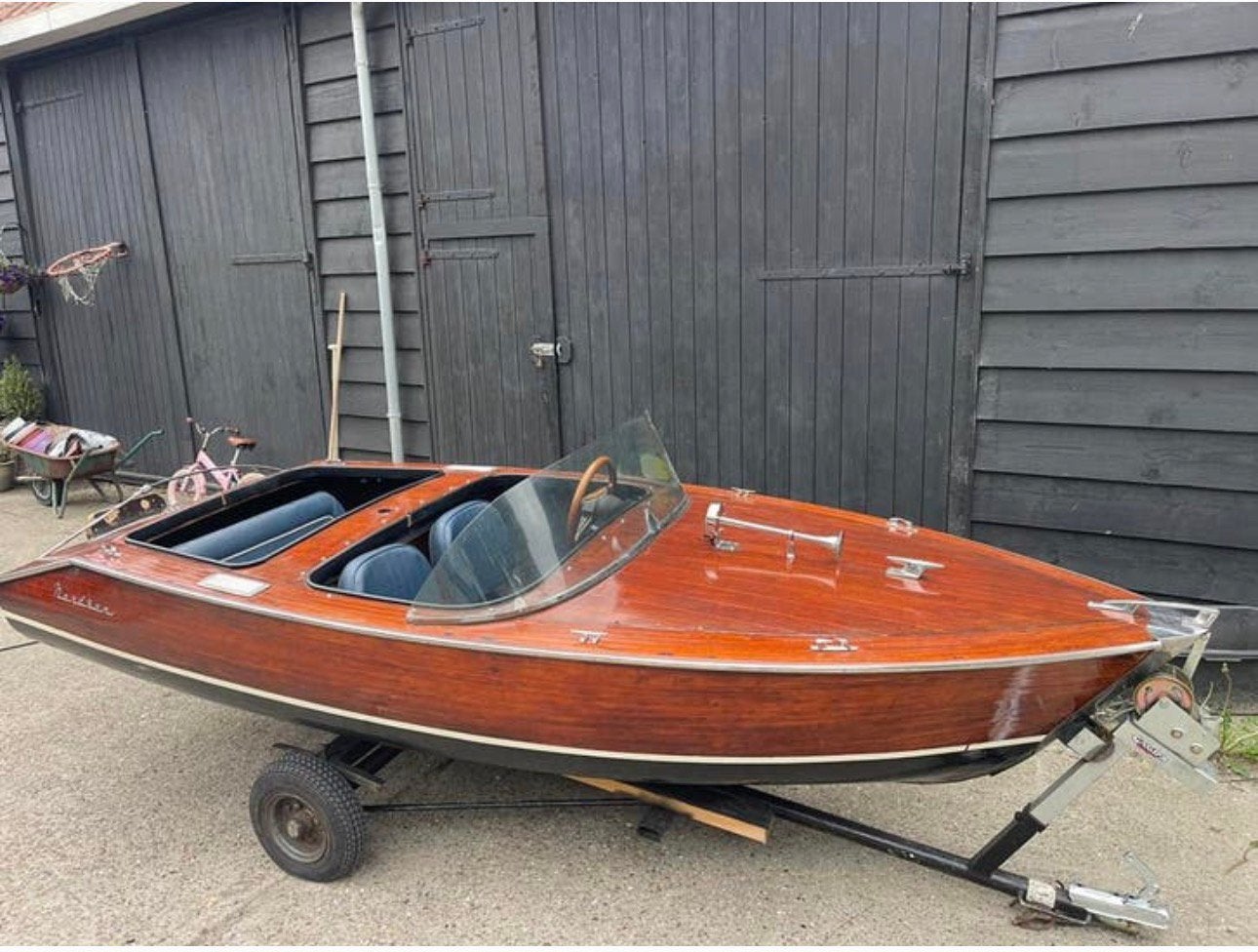 Houten speedboot nordborg, Ophalen of Verzenden, Zo goed als nieuw