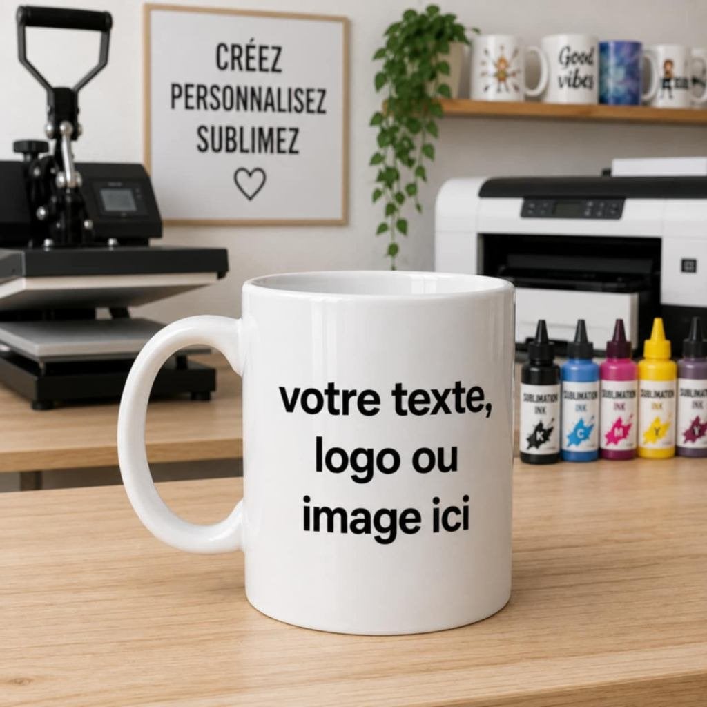 Mug 100 % Personnalisable, Neuf, Enlèvement ou Envoi, Céramique, Autres styles