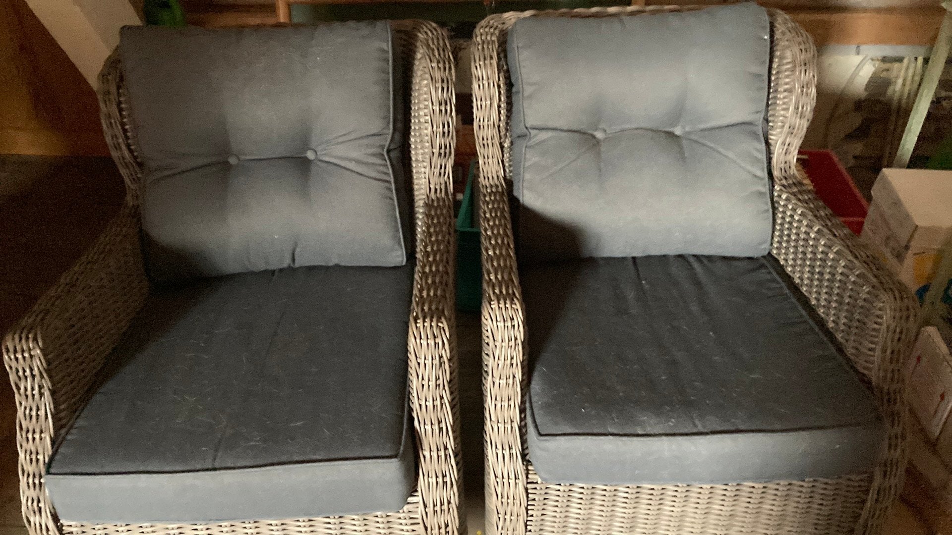 Zetels, Huis en Inrichting, Ophalen, Gebruikt, Riet of Rotan